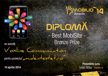 Locul 3, Mobilio Awards 2014